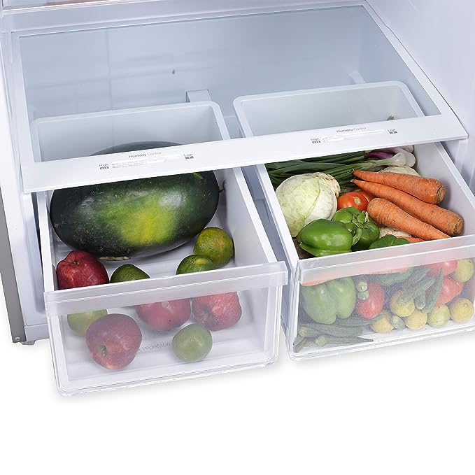 CROMA 541 L 2 Star (2020) Inverter Frost Free Double Door Refrigerator (CRAR2525, Silver)(OPEN BOX) CROMA 541 L 2 Star (2020) Inverter Frost Free Double Door Refrigerator (CRAR2525, Silver)(OPEN BOX)